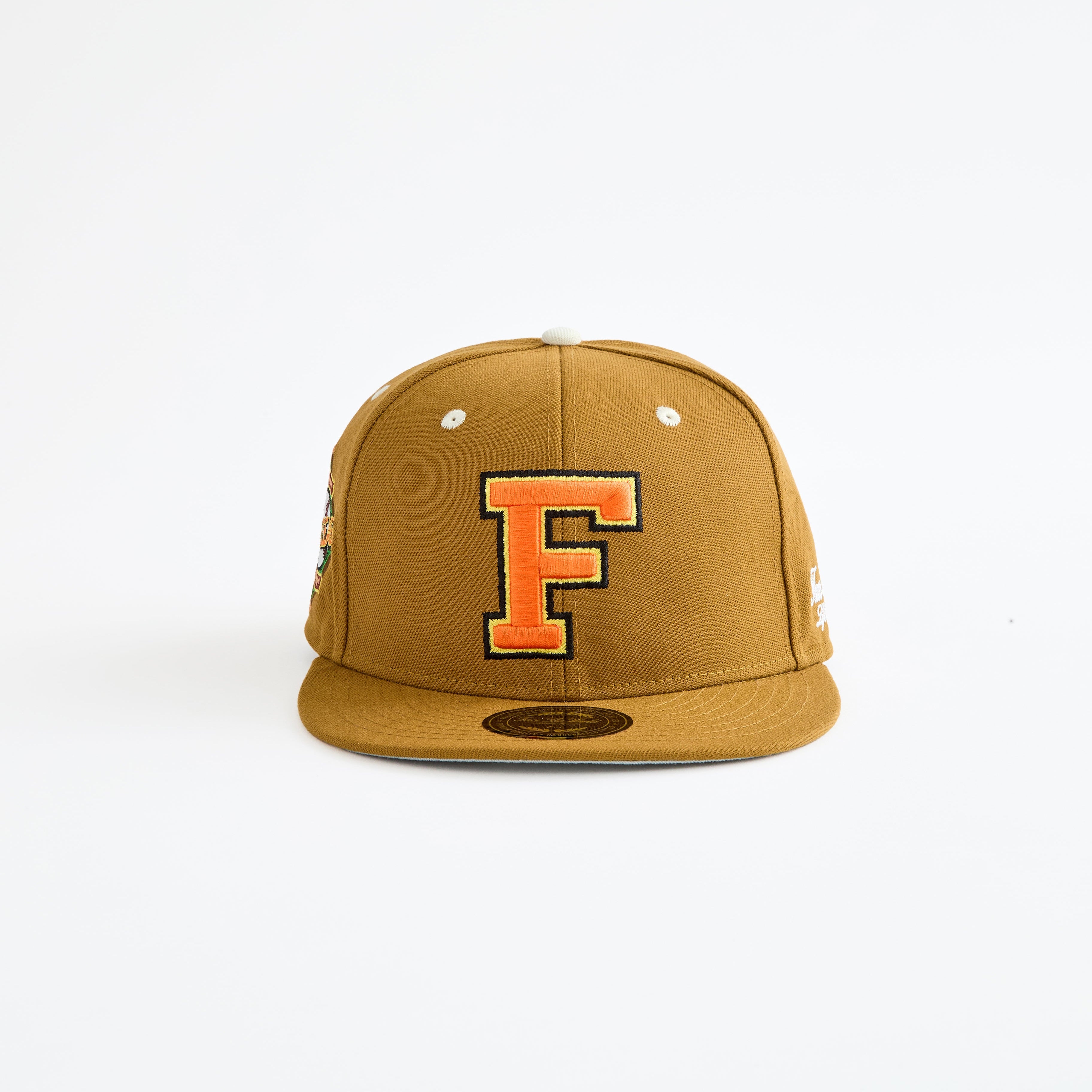 Face The World "World League" Fitted Cap-Gold