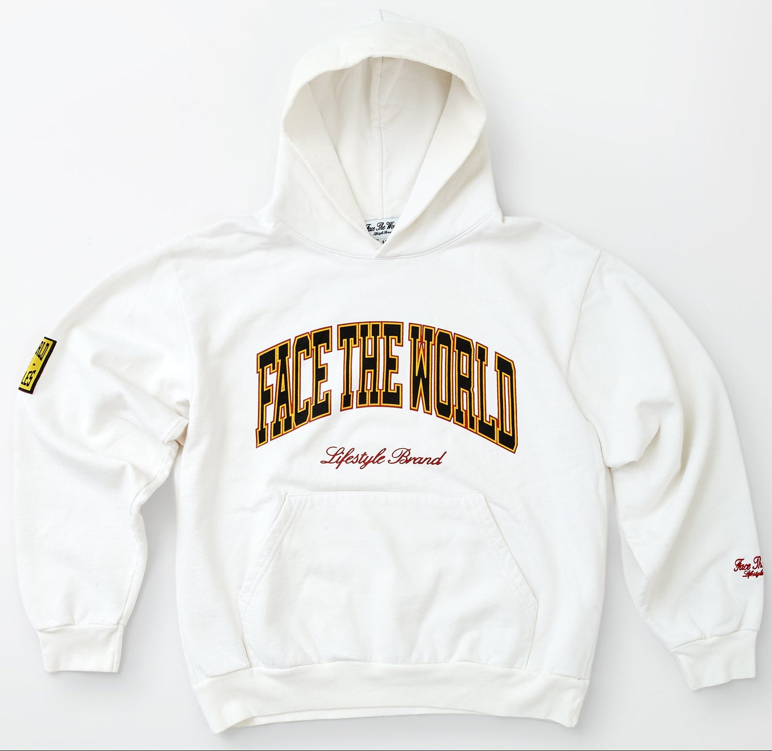 Face The World "Legacy" Hoodie- Cream (PRE-ORDER)