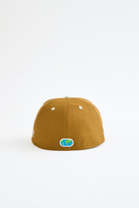 Face The World "World League" Fitted Cap-Gold