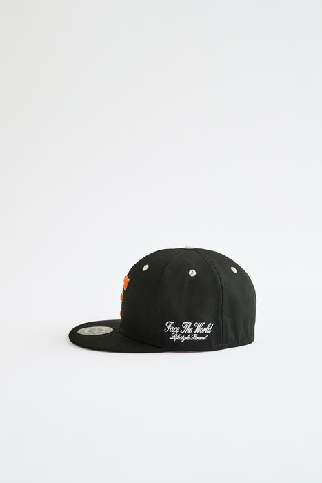 Face The World "World League" Fitted Cap-Black