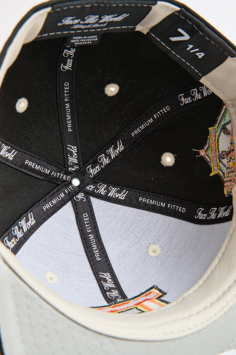 Face The World "World League" Fitted Cap-Black