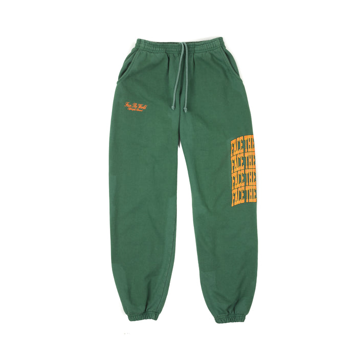 Face The World Vintage Sweats-Emerald