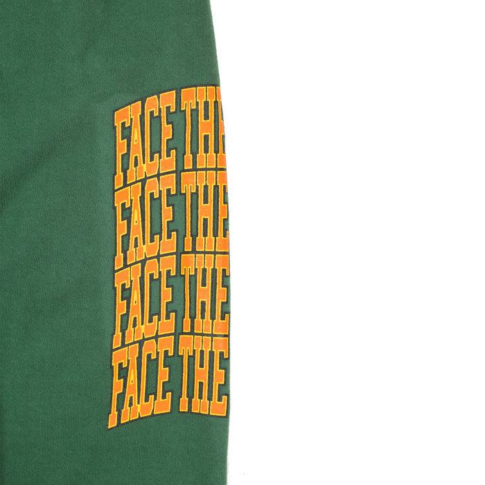 Face The World Vintage Sweats-Emerald