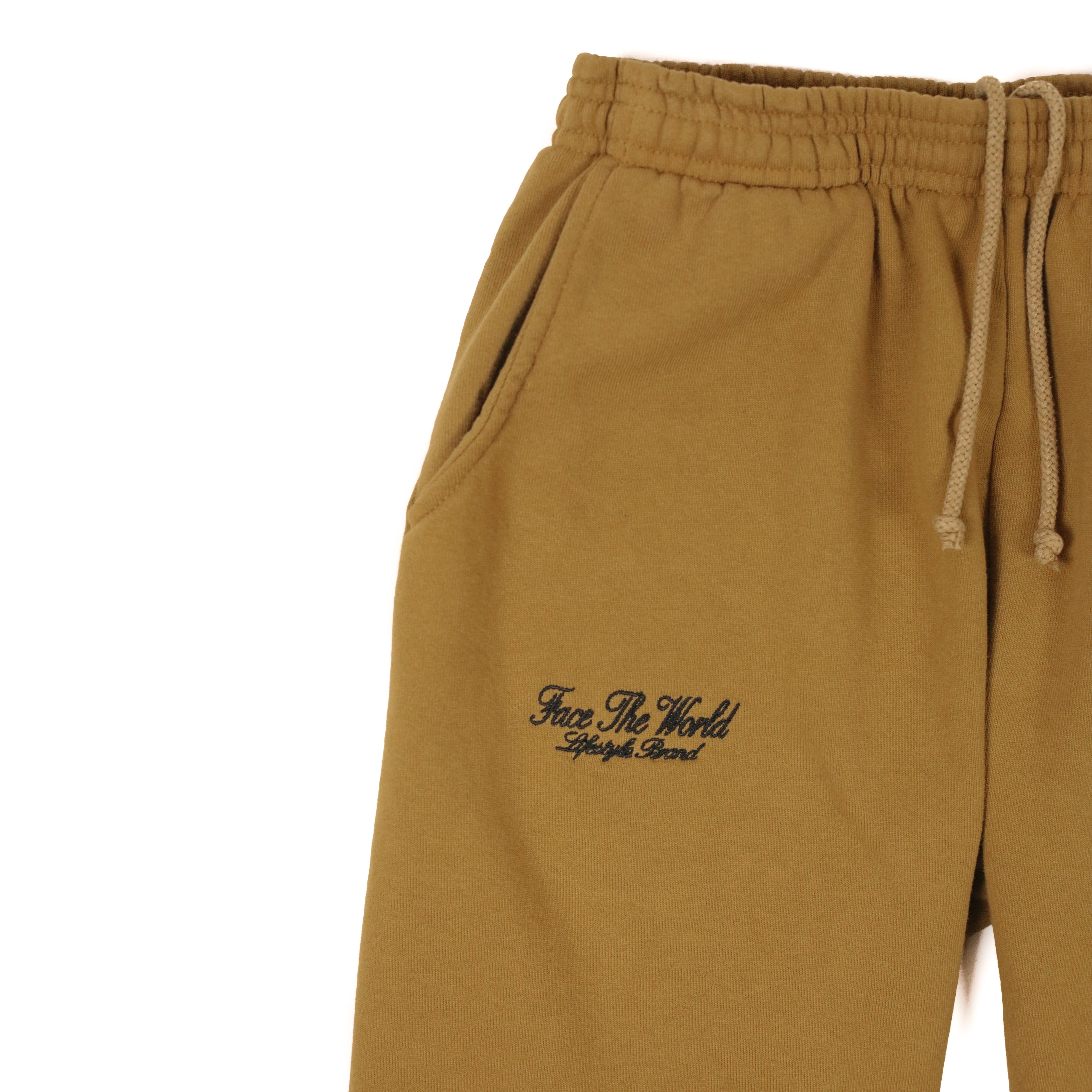Face The World Vintage Sweats-Gold