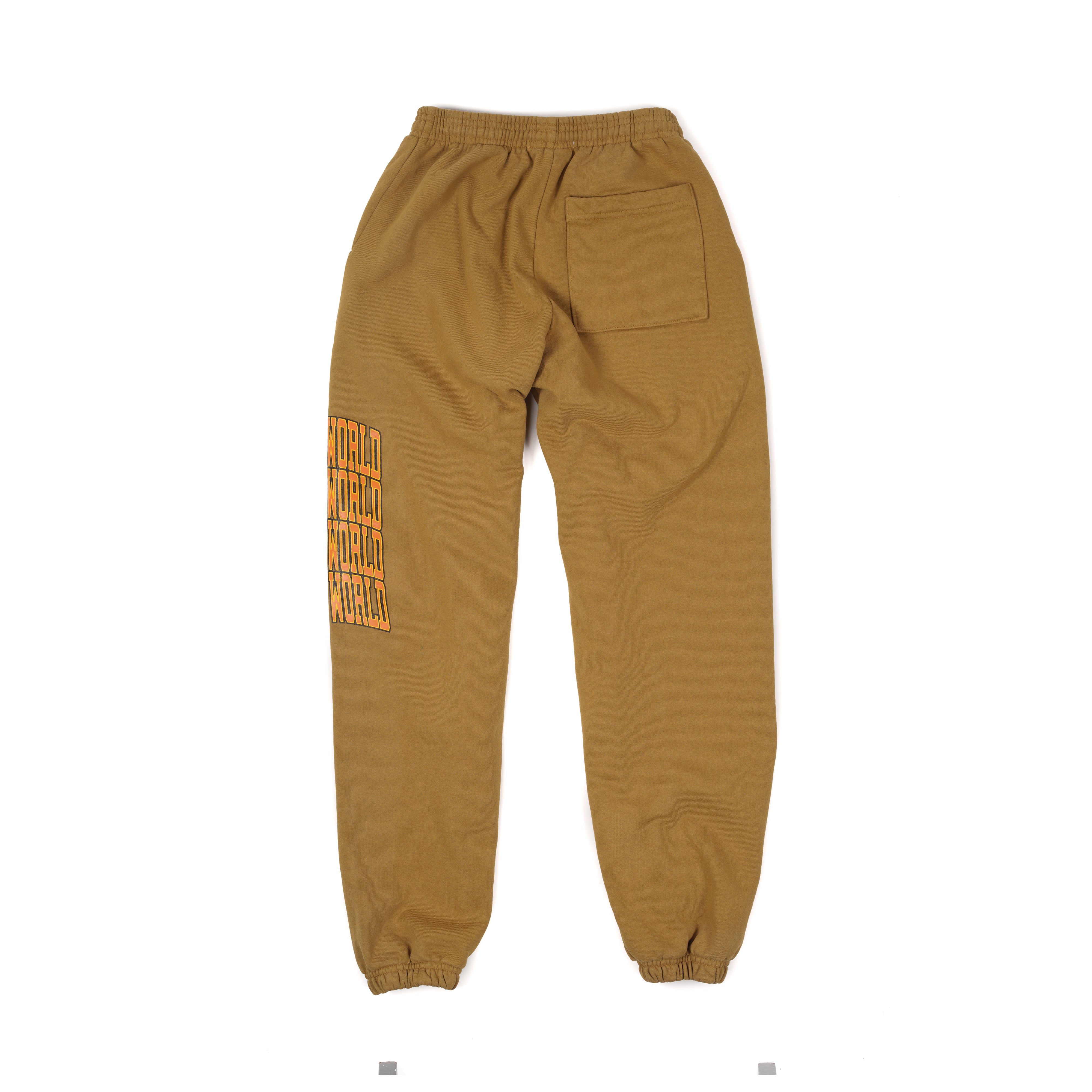 Face The World Vintage Sweats-Gold