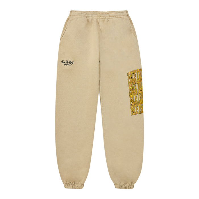 Face The World Vintage Sweats-Brulee