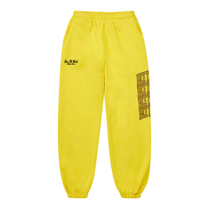 Face The World Vintage Sweats-Citrus