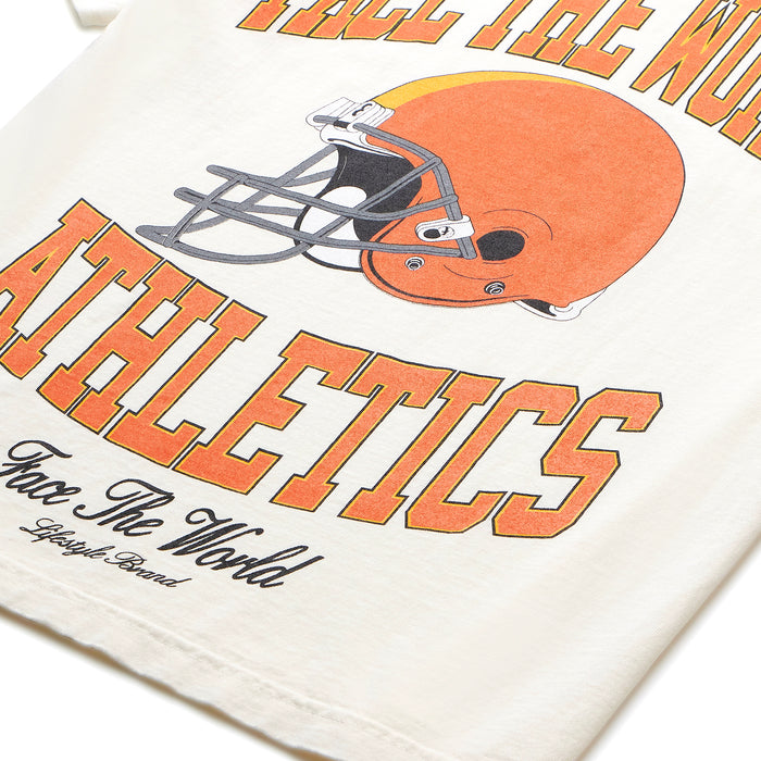 Face The World Athletics T-Shirt-Cream