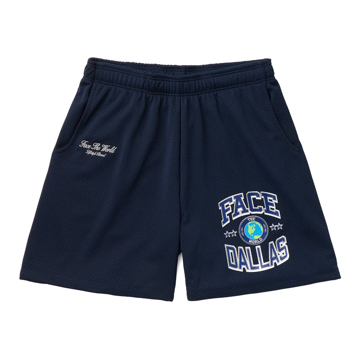 Face The World Classic "Dallas" Mesh Shorts